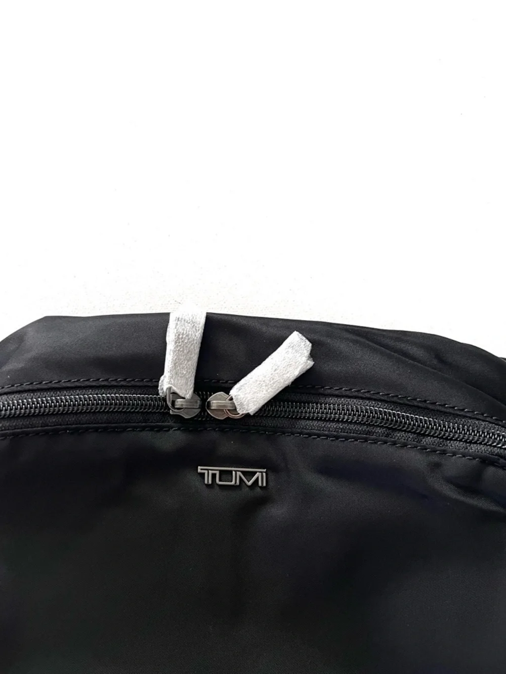 TUMI Just In Case Backpack in Black/Gunmetal Unisex Monogram CL